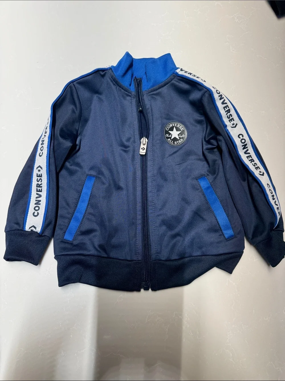 Converse Navy and Royal Blue Boys Jogger Set